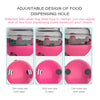 Tumbler Treat Dog Toy Food Dispensing Plastic Puppy Playing Toy Training Snack Storage Pet Plaything For Small Dog Cat Chihuahua