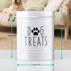 Metal Dog Treat Container Dog Food Storage Container Food Storage Container for Dogs Cats Pet Treat Jar Pet Supplies