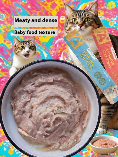 factory direct sales pet snacks cat food wet food cat creamy bar cat treats snacks strips