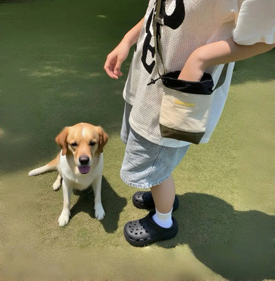 Pet Dog Training Treat Snack  Feed Pocket Pouch Multifunctional Pouch Food Crossbody Bag Pocket Dogwalking