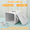 Pet Food Storage Barrel Metal Thickened Cat Food Container with Lid Silicone Gasket 6L Large Capacity Dog Treat Holder Organizer