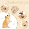 Wooden Enrichment Foraging Toy 6 In 1 Pet Hamsters Foraging Feeder Toy Puzzle Game Feeding Toys for Bunny Hamster Chinchilla Pet