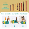 Bite Resistant Dog Treat Dispenser Toy Relieve Boredom Feeding Dog Puzzle Toy Indoor Training Rotating