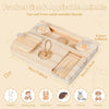 Wooden Enrichment Foraging Toy 6 In 1 Pet Hamsters Foraging Feeder Toy Puzzle Game Feeding Toys for Bunny Hamster Chinchilla Pet