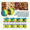 Treat Enrichment Pet Toys Slow Feeder Ball Food Dispensing Puppy Toy for Small Medium Dogs Irregular Rolling Design Dog Toys