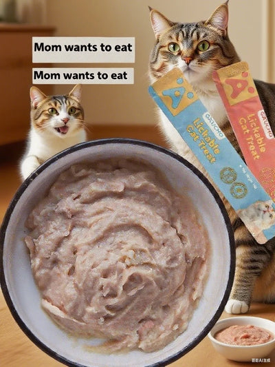 factory direct sales pet snacks cat food wet food cat creamy bar cat treats snacks strips