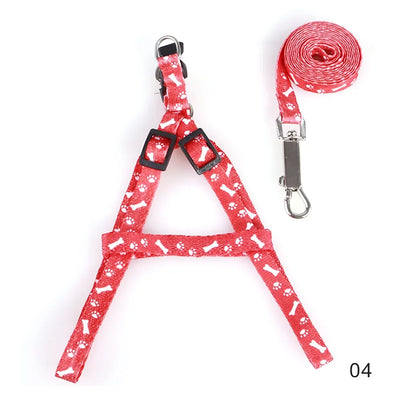Pet Dog Harness Adjustable Pet Leashes Puppy Collar for Small Dogs Cat Harness Medium Dog Accessories Outdoor Walk