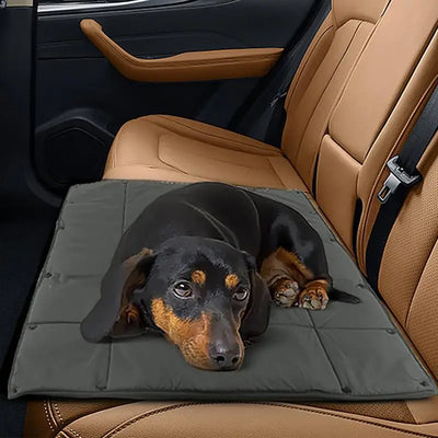 Travel Dog Bed Car Pet Seat Cushion Portable Outdoor Puppy Pad for Camping Picnic Foldable Waterproof Pet Car Cushion