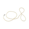 Stylish 120cm Pearls Dog Harness Leash Luxury Strong Beaded Dog Leash Elegant Imitation Pearls Pet Training Lead Leashes Pet