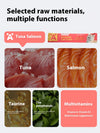 Cat Wet Food Pet Treats Interactive Rewards Kitty Snacks Cat Snacks Training Reward Cat Staple Food Salmon Cat Fattening Cheeks