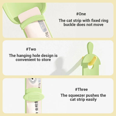 Feed Spoon Food Scoop Cat Treat Bars Squeezer Cereal Dispenser Puppy Kitten Snack Liquid Food Scoop Kitty Treat Accessories