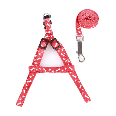 Cheap Small Dog Leash Puppy Leashes Teddy Pet Leash And Harness Set Cute Lead Rope Set Cat Kitten Leash Pet Things Decoration