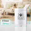 Metal Dog Treat Container Dog Food Storage Container Food Storage Container for Dogs Cats Pet Treat Jar Pet Supplies