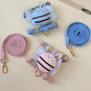 Pet Harnesses Leash Set Cute Bee Dog Cat Harnesses Soft Adjustable Outdoor Walking Anti-lost Puppy Cat Leash Pet Supplies