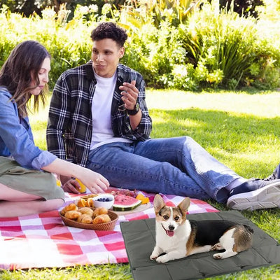 Travel Dog Bed Car Pet Seat Cushion Portable Outdoor Puppy Pad for Camping Picnic Foldable Waterproof Pet Car Cushion