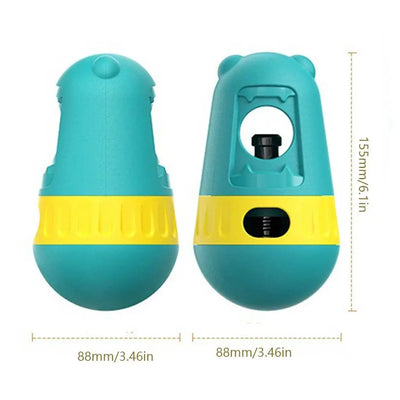 Bite Resistant Dog Treat Dispenser Toy Relieve Boredom Feeding Dog Puzzle Toy Indoor Training Rotating