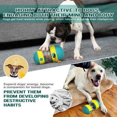 Pet Dog Treat Dispenser For Small Medium Large Dogs Interactive Indoor Improve IQ Training Dog Toys Labrador Chihuahua Product